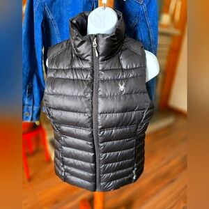 Spyder Black Puffer Vest